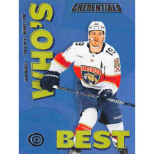Tkachuk Matthew - 2023-24 Credentials Who’s Best? No.WB-MT