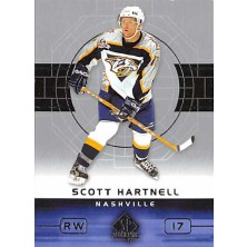 Hartnell Scott - 2002-03 SP Authentic No.52