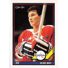 May Alan - 1991-92 O-Pee-Chee No.57