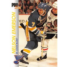 Emerson Nelson - 1992-93 Pro Set No.161