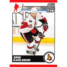 Karlsson Erik - 2010-11 Score Glossy No.347