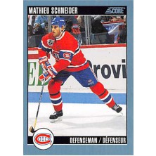 Schneider Mathieu - 1992-93 Score Canadian No.69