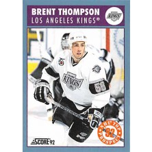 Thompson Brent - 1992-93 Score Canadian No.455
