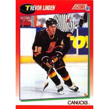 Linden Trevor - 1991-92 Score Canadian English No.8