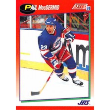 MacDermid Paul - 1991-92 Score Canadian English No.219