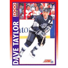 Taylor Dave - 1991-92 Score Canadian English No.264