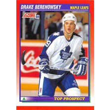 Berehowsky Drake - 1991-92 Score Canadian English No.275