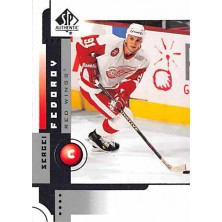 Fedorov Sergei - 2001-02 SP Authentic No.29