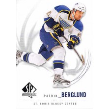 Berglund Patrik - 2009-10 SP Authentic No.72