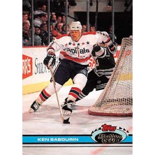 Sabourin Ken - 1991-92 Stadium Club No.396