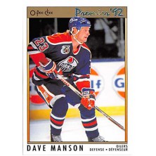 Manson Dave - 1991-92 OPC Premier No.137