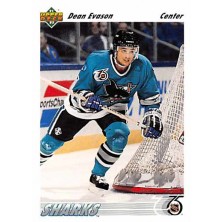 Evason Dean - 1991-92 Upper Deck No.560