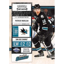 Marleau Patrick - 2010-11 Playoff Contenders No.16