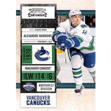 Burrows Alexandre - 2010-11 Playoff Contenders No.59
