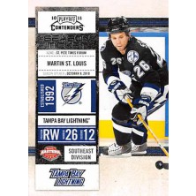 St.Louis Martin - 2010-11 Playoff Contenders No.77
