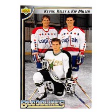 Miller Kevin, Kelly and Kip - 1992-93 Upper Deck No.35