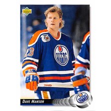 Manson Dave - 1992-93 Upper Deck No.84