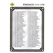 Checklist 111-220 - 1992-93 Upper Deck No.170