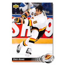 Adams Greg - 1992-93 Upper Deck No.192