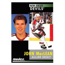 MacLean John - 1991-92 Pinnacle French No.115
