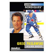 Paslawski Greg - 1991-92 Pinnacle French No.286