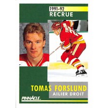 Forslund Tomas - 1991-92 Pinnacle French No.333