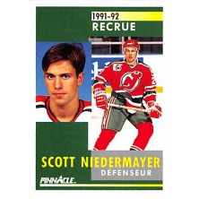 Niedermayer Scott - 1991-92 Pinnacle French No.349