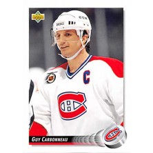 Carbonneau Guy - 1992-93 Upper Deck No.260