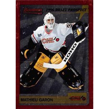 Garon Mathieu - 1995-96 Bowman Draft Prospects No.P14