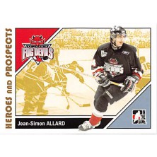 Allard Jean-Simon - 2007-08 ITG Heroes and Prospects No.53
