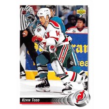 Todd Kevin - 1992-93 Upper Deck No.303