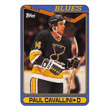 Cavallini Paul - 1990-91 Topps No.57