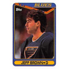 Brown Jeff - 1990-91 Topps No.295