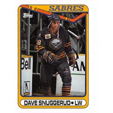 Snuggerud Dave - 1990-91 Topps No.340