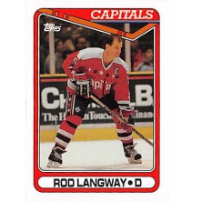 Langway Rod - 1990-91 Topps No.353