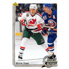 Todd Kevin - 1992-93 Upper Deck No.365