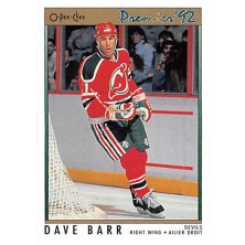 Barr Dave - 1991-92 OPC Premier No.54
