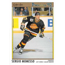 Momesso Sergio - 1991-92 OPC Premier No.55