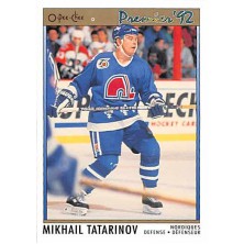 Tatarinov Mikhail - 1991-92 OPC Premier No.62