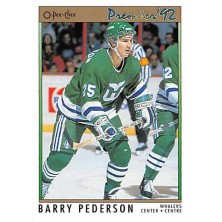 Pederson Barry - 1991-92 OPC Premier No.124