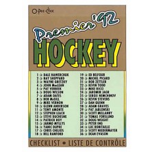 Checklist - 1991-92 OPC Premier No.132