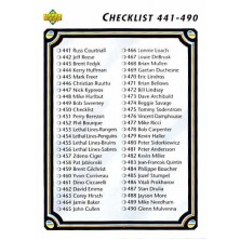 Checklist 441-540 - 1992-93 Upper Deck No.450