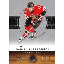 Alfredsson Daniel - 2002-03 SP Authentic No.62