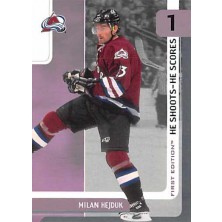 Hejduk Milan - 2002-03 BAP First Edition He Shoots He Scores Points No.3