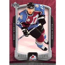 Hejduk Milan - 2005-06 Rookie Update No.26