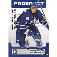 Williams Jeremy - 2006-07 ITG Heroes and Prospects No.44
