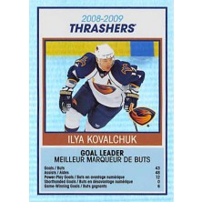 Kovalchuk Ilya - 2009-10 O-Pee-Chee Team Checklists No.TC2