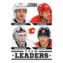 Glencross Curtis, Stempniak Lee, Kiprusoff Miikka, Jackman Tim - 2013-14 Score No.554