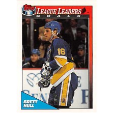 Hull Brett - 1991-92 Topps No.190