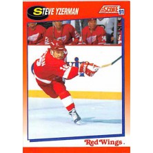 Yzerman Steve - 1991-92 Score Canadian Bilingual No.190